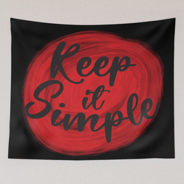 Item preview, Keep It Simple  designed and sold by BlueZenStudio.