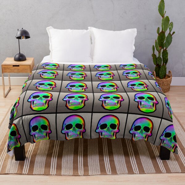 Item preview, Fluorescent Colored Skull 9 designed and sold by Riccivela.
