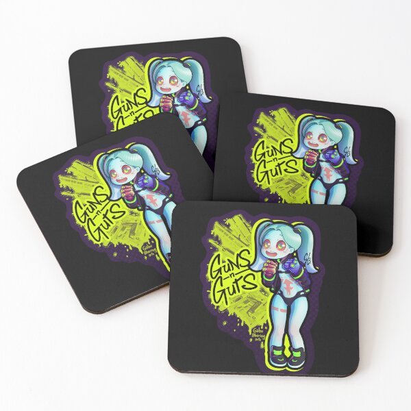 Item preview, Rebecca from Edgerunners Guns n Guts (crop) designed and sold by Gabriel Bhering.