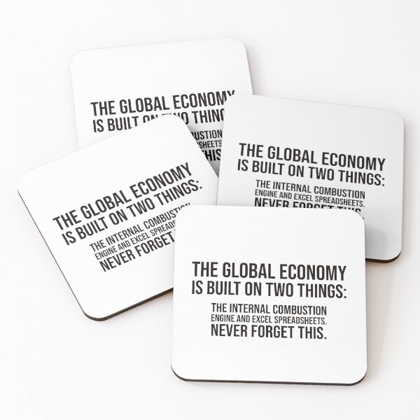 Item preview, GLOBAL ECONOMY - EXCEL HUMOR designed and sold by mikeldabbah.