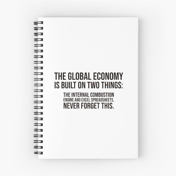 Item preview, GLOBAL ECONOMY - EXCEL HUMOR designed and sold by mikeldabbah.