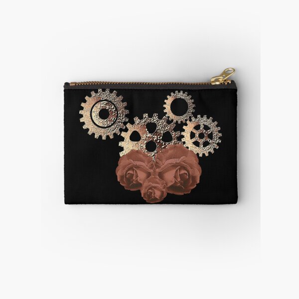 Item preview, Gears and rose pattern, great steampunk fashion designed and sold by Kirei-Lily.