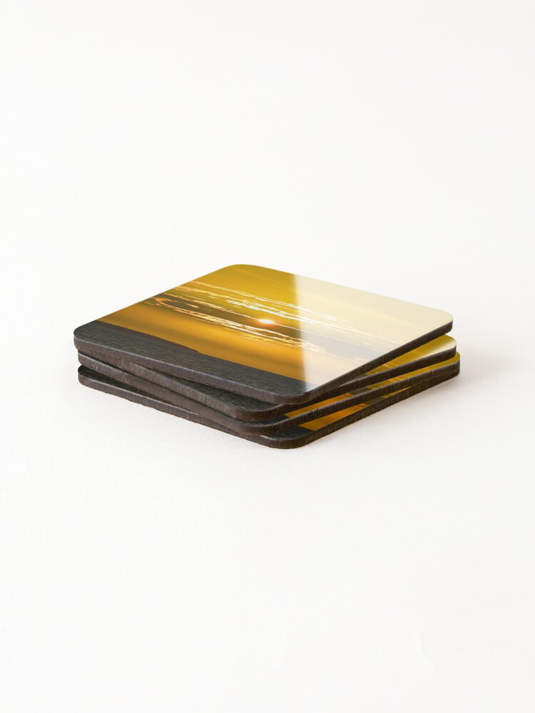 Thumbnail 4 of 5, Coasters (Set of 4), Beautiful sunset designed and sold by Ribster13.