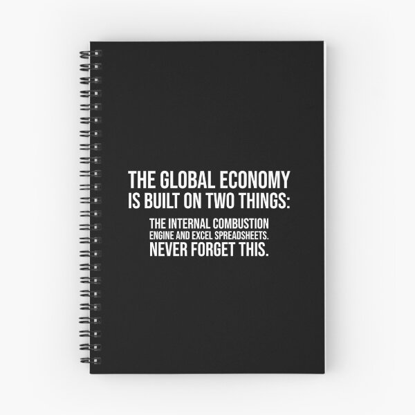 Item preview, GLOBAL ECONOMY - EXCEL HUMOR designed and sold by mikeldabbah.