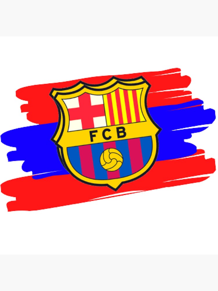 Fc Barcelona Logo Poster For Sale By Ghostvip360 Redbubble