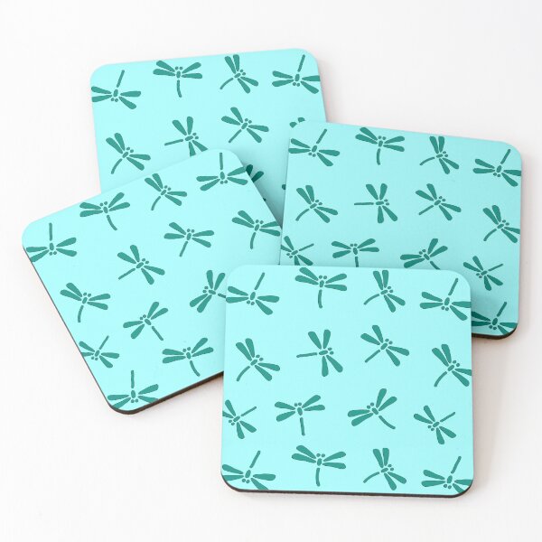 Item preview, Japanese Dragonfly Pattern, Turquoise and Aqua  designed and sold by Marymarice.