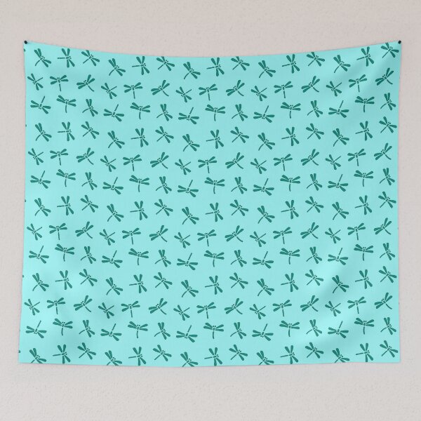 Item preview, Japanese Dragonfly Pattern, Turquoise and Aqua  designed and sold by Marymarice.