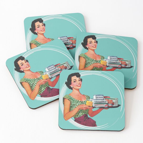 Item preview, Retro inspired homemaker (teal) designed and sold by BitsNPix.