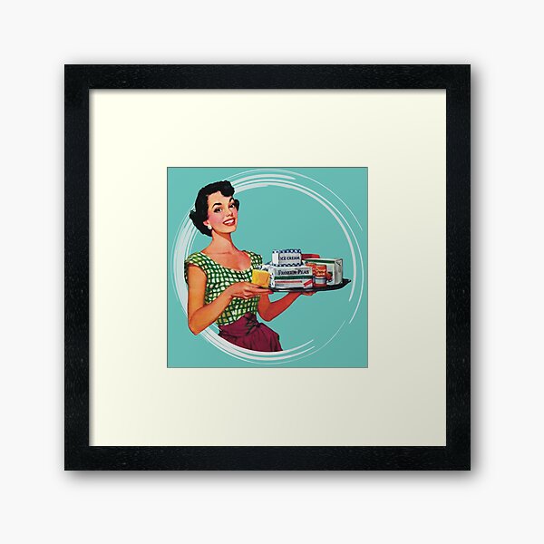 Item preview, Retro inspired homemaker (teal) designed and sold by BitsNPix.