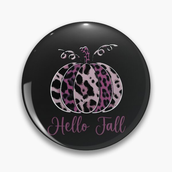 Item preview, Hello Fall Purple Mauve Leopard Pumpkin  designed and sold by HappyLifeCreate.
