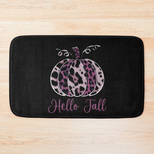 Item preview, Hello Fall Purple Mauve Leopard Pumpkin  designed and sold by HappyLifeCreate.