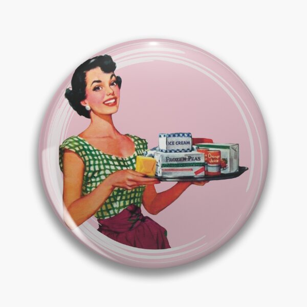 Item preview, Retro inspired homemaker (pink) designed and sold by BitsNPix.