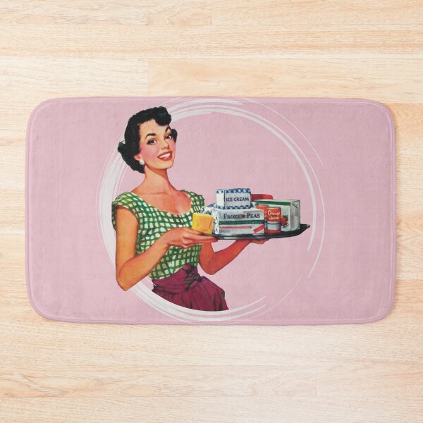Item preview, Retro inspired homemaker (pink) designed and sold by BitsNPix.