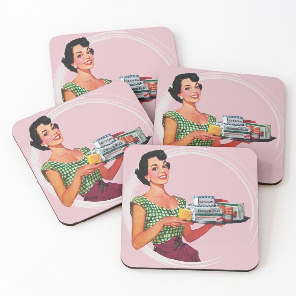 Item preview, Retro inspired homemaker (pink) designed and sold by BitsNPix.