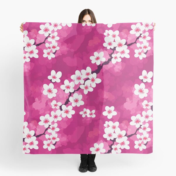 Aperçu de l'œuvre Impression de motif de fleurs de cerisier créée et vendue par ThePurpleMelon.