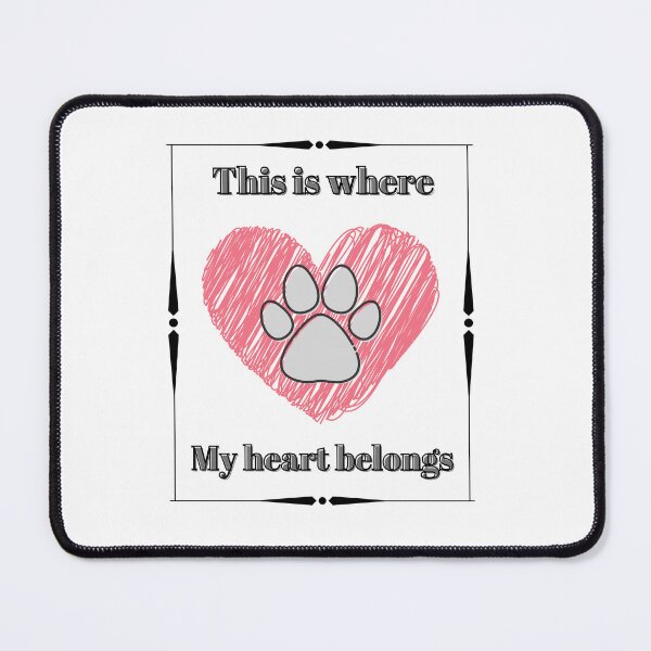 Item preview, This is where my heart belongs designed and sold by burnettshirts.