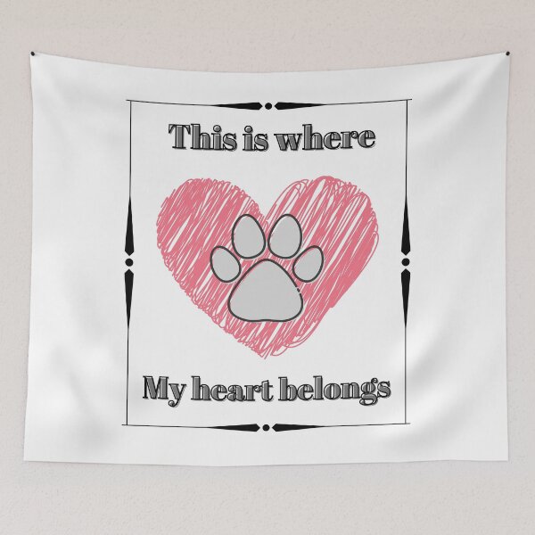 Item preview, This is where my heart belongs designed and sold by burnettshirts.