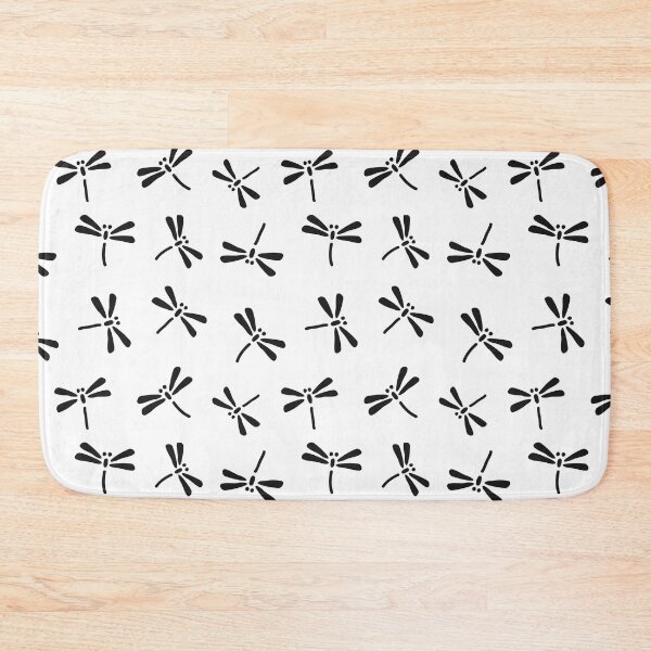Item preview, Japanese Dragonfly Pattern, White and Black designed and sold by Marymarice.