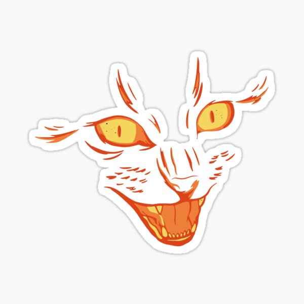 Artikel-Vorschau von Gesicht von fauchender Katze Halloween, designt und verkauft von Shirtey.