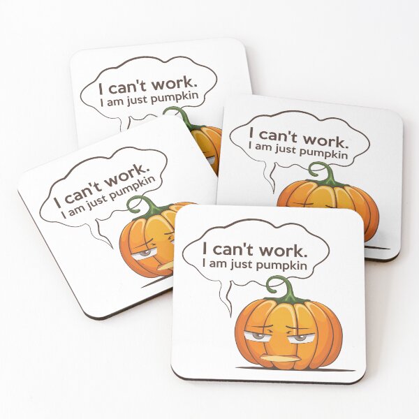 Item preview, I can't work. I am just  pumpkin designed and sold by FaddyFog.