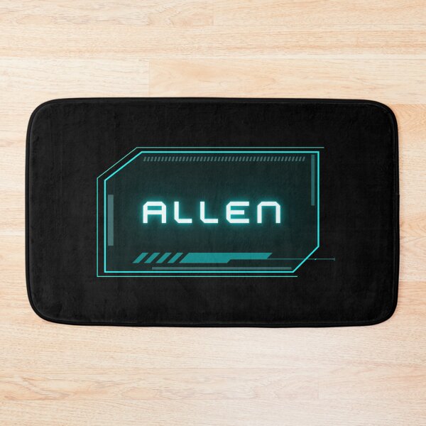 Item preview, Allen Sci-Fi Nametag Label designed and sold by wordsonwords.