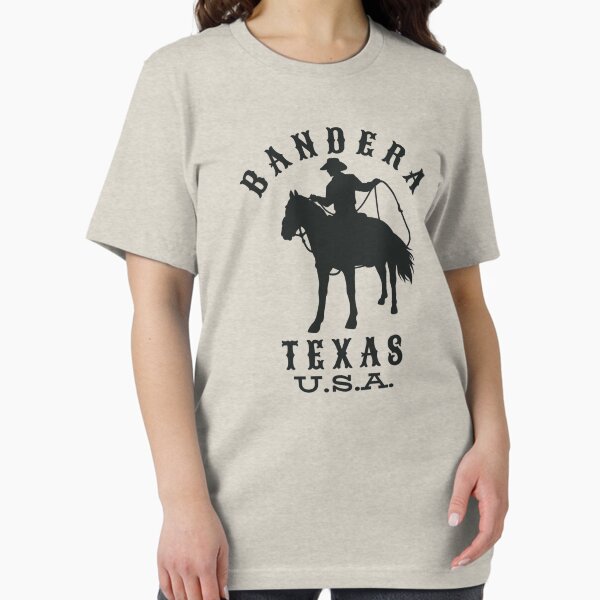 Artikel-Vorschau von Bandera Texas U.S.A. – Schwarz, designt und verkauft von WesternLocales.