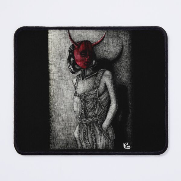 Item preview, Demon mask girl designed and sold by Dr-Mcdoughnut.