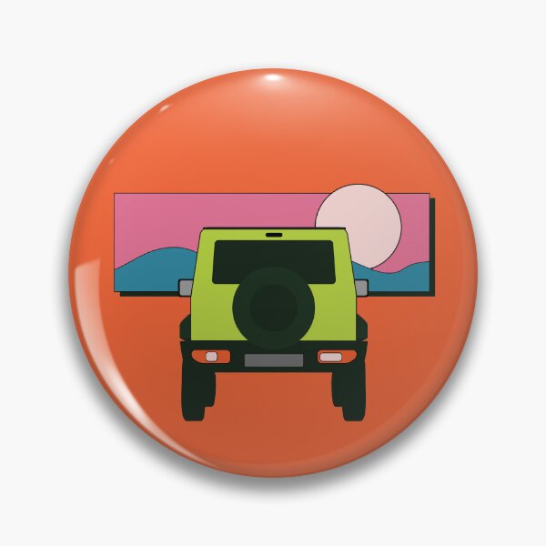Item preview, Kinetic Yellow Suzuki Jimny | Into The Sunset designed and sold by stoicjimny.