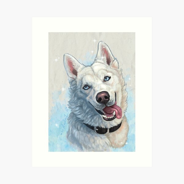 Artikel-Vorschau von Weißer Husky, designt und verkauft von strawberriewoof.