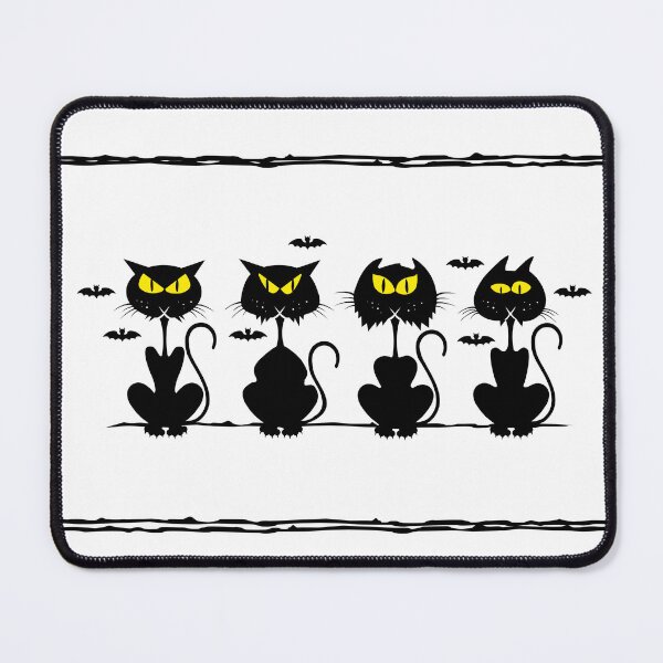 Item preview, 4 Halloween cats designed and sold by Kritzel-Claudi.