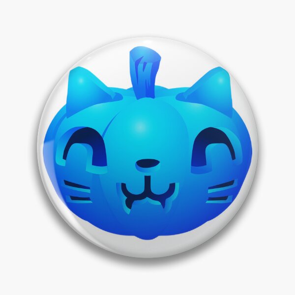 Item preview, Blue Cute Pumpkin Kitty, Halloween Pumpkin designed and sold by Dven-Clothes.