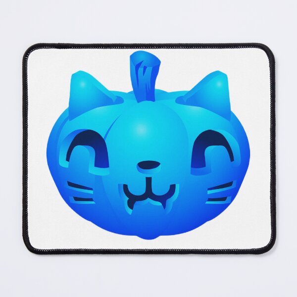 Item preview, Blue Cute Pumpkin Kitty, Halloween Pumpkin designed and sold by Dven-Clothes.