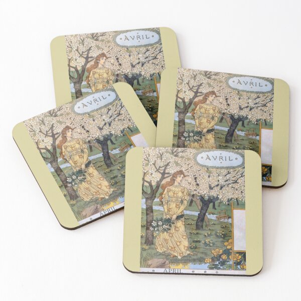 Item preview, April Eugene Grasset La Belle Jardiniere designed and sold by ThePalStore.