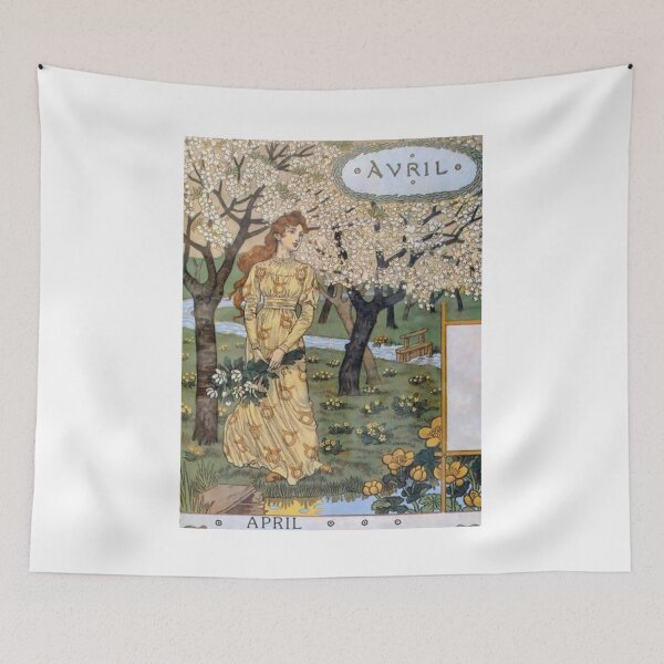 Item preview, April Eugene Grasset La Belle Jardiniere designed and sold by ThePalStore.