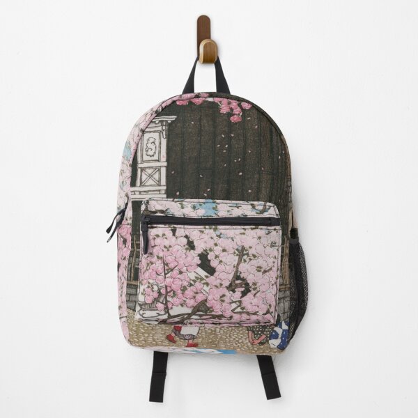 Item preview, Sakura On Mount Atago By Hasui Kawase - Vintage Japanese Woodblock designed and sold by TeeARTHY.