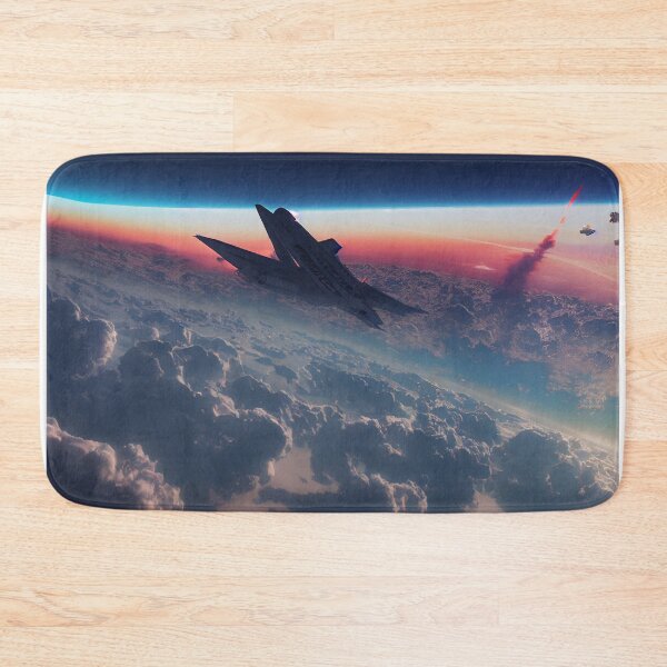 Item preview, Military plane flying above the clouds. designed and sold by Maniock.