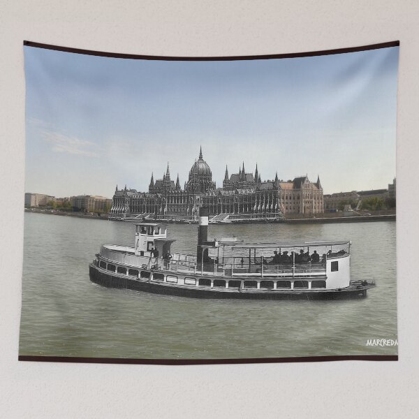 Item preview, Budapest - Boat passes Parliament Building 1930 - 2016 designed and sold by Marc Redmond.