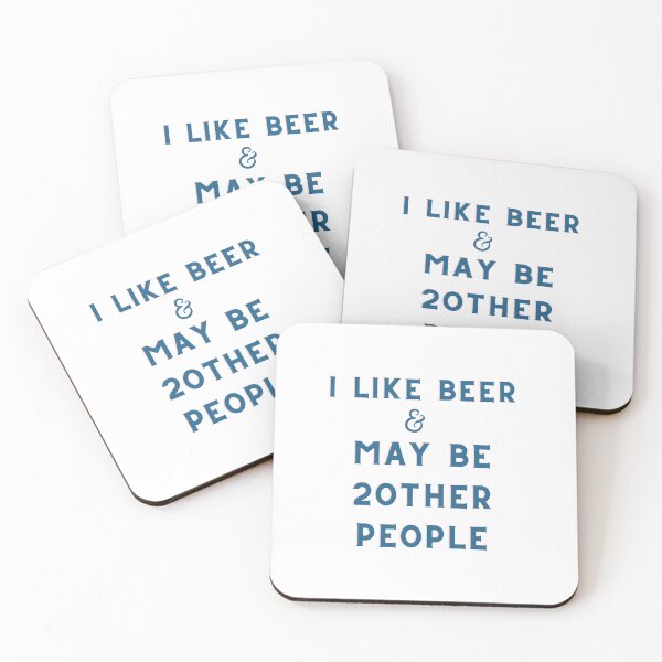 Item preview,  ¡Me gusta la cerveza y tal vez 2 personas! designed and sold by fouzy.