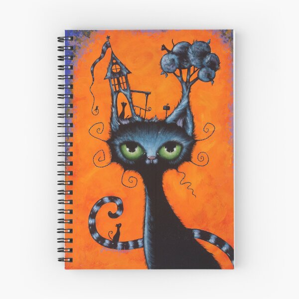Item preview, Black Cat Halloween Hideaway designed and sold by JoannaNelsonArt.