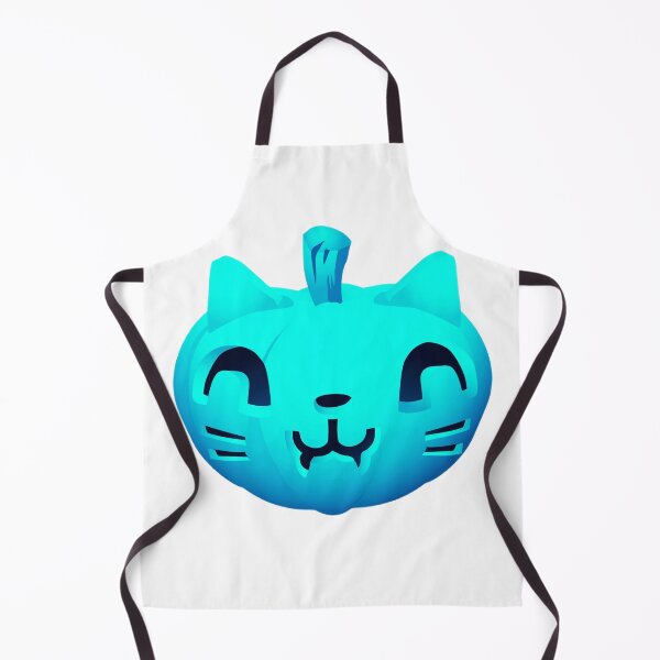 Item preview, Turquoise Cute Pumpkin Kitty, Halloween Pumpkin designed and sold by Dven-Clothes.