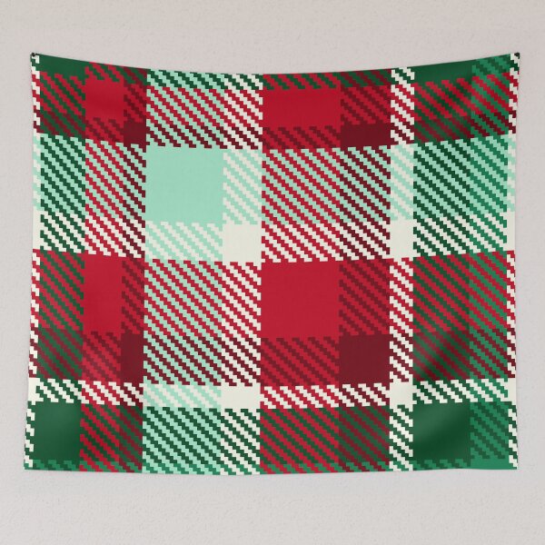 Item preview, Red and Green Tartan Plaid | Modern and unique stripes design for Christmas designed and sold by TheWalnut.