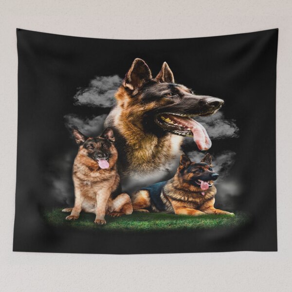 Item preview, GERMAN pups gather in the fog designed and sold by Nathan256.