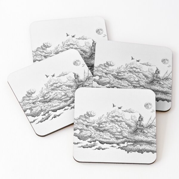Item preview, Cloud Ink Drawing designed and sold by phoenixwilke.
