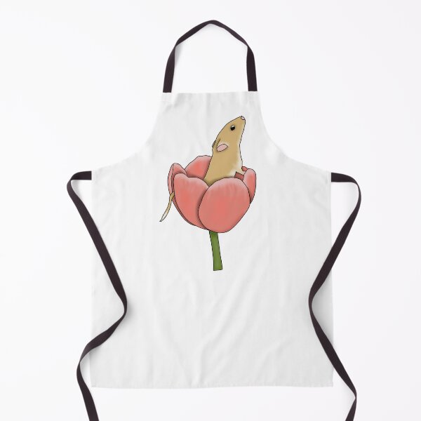 Item preview, Cute golden gerbil in a flower designed and sold by Becky-Marie.