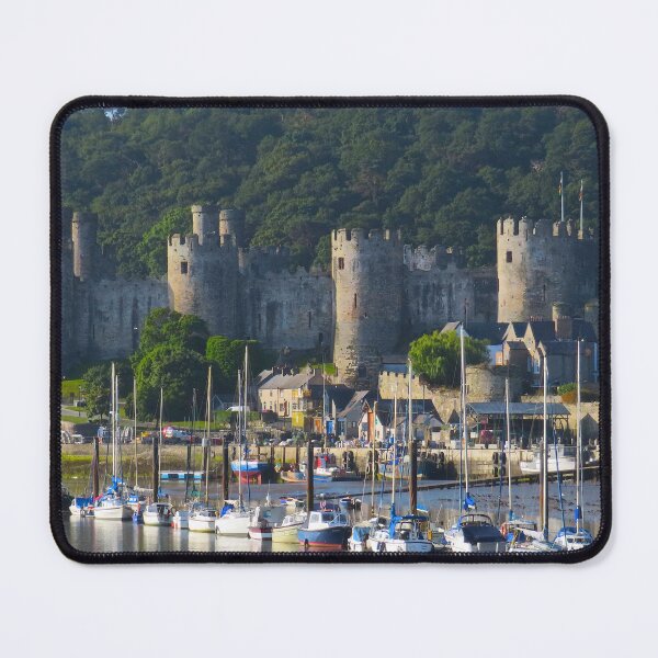 Item preview, Conwy castle and harbour  designed and sold by Ribster13.