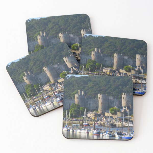 Item preview, Conwy castle and harbour  designed and sold by Ribster13.