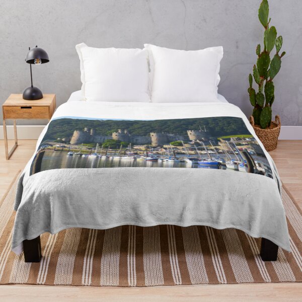Item preview, Conwy castle and harbour  designed and sold by Ribster13.