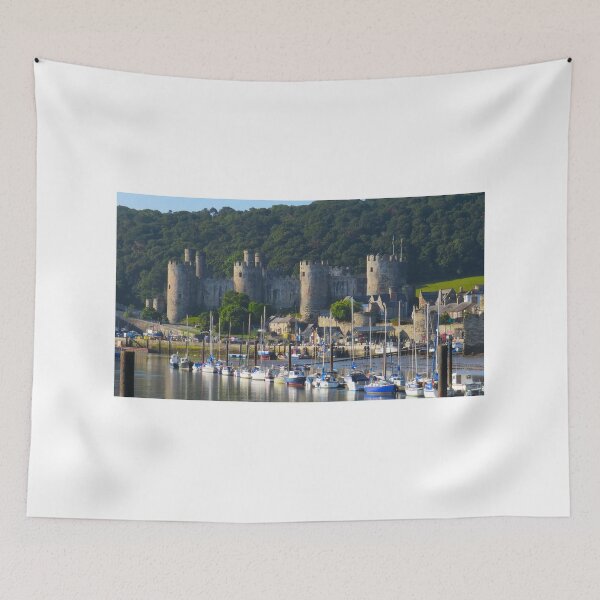 Item preview, Conwy castle and harbour  designed and sold by Ribster13.