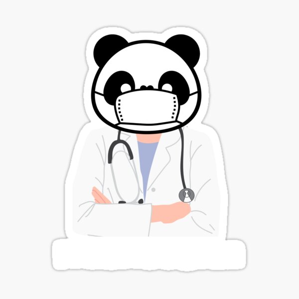 Doctor Panda Stickers for Sale