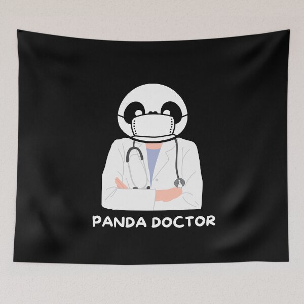 Item preview, Panda doctor designed and sold by The Love Quill.